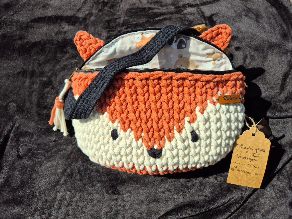 🦊 Autumn Fox Crossbody Bag