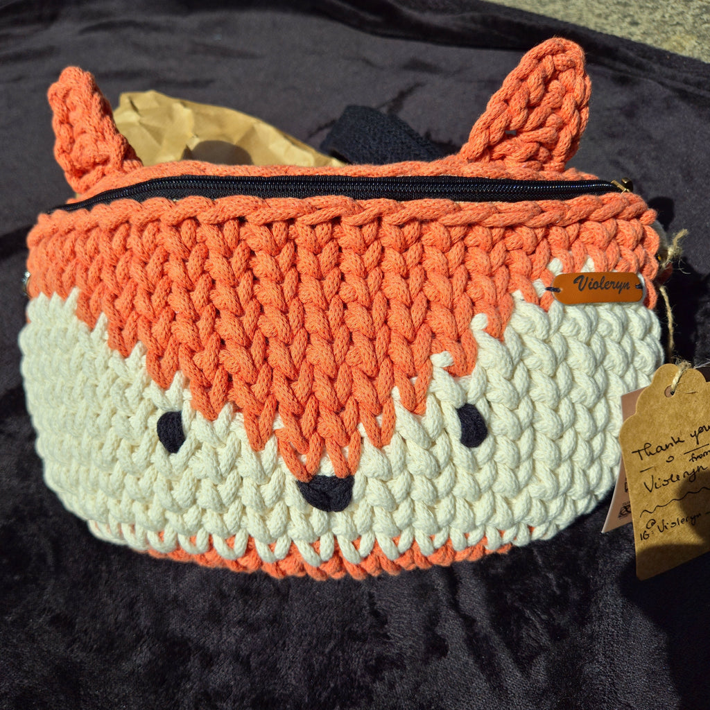 🦊 Autumn Fox Crossbody Bag